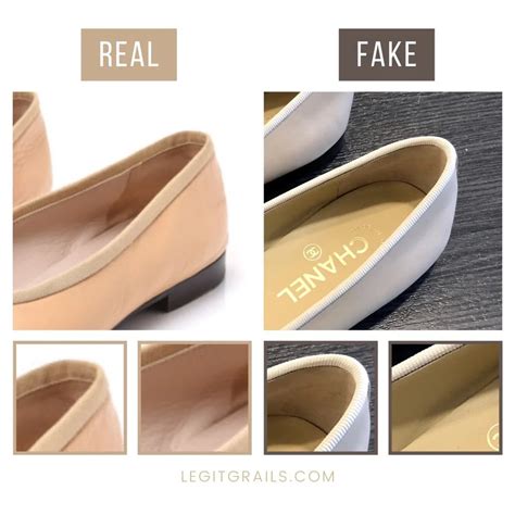 how to spot fake chanel ballet flats|authentic chanel shoes.